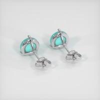 <span>0.87</span>&nbsp;<span class="tooltip-light">Ct.Tw.<span class="tooltiptext">Total Carat Weight</span></span> Gemstone Earrings, Platinum 950 4