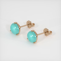 <span>0.87</span>&nbsp;<span class="tooltip-light">Ct.Tw.<span class="tooltiptext">Total Carat Weight</span></span> Gemstone Earrings, 14K Rose Gold 2