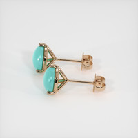 <span>0.87</span>&nbsp;<span class="tooltip-light">Ct.Tw.<span class="tooltiptext">Total Carat Weight</span></span> Gemstone Earrings, 14K Rose Gold 3