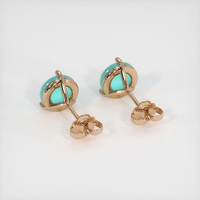 <span>0.87</span>&nbsp;<span class="tooltip-light">Ct.Tw.<span class="tooltiptext">Total Carat Weight</span></span> Gemstone Earrings, 14K Rose Gold 4