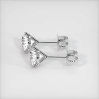<span>1.96</span>&nbsp;<span class="tooltip-light">Ct.Tw.<span class="tooltiptext">Total Carat Weight</span></span> Sapphire Earrings, 14K White Gold 3