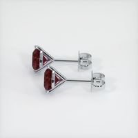 <span>2.23</span>&nbsp;<span class="tooltip-light">Ct.Tw.<span class="tooltiptext">Total Carat Weight</span></span> Ruby Earrings, 14K White Gold 2