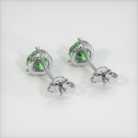 <span>0.89</span>&nbsp;<span class="tooltip-light">Ct.Tw.<span class="tooltiptext">Total Carat Weight</span></span> Gemstone Earrings, 14K White Gold 4