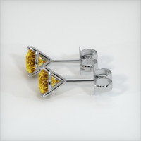 <span>1.21</span>&nbsp;<span class="tooltip-light">Ct.Tw.<span class="tooltiptext">Total Carat Weight</span></span> Sapphire Earrings, 18K White Gold 3