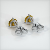 <span>1.21</span>&nbsp;<span class="tooltip-light">Ct.Tw.<span class="tooltiptext">Total Carat Weight</span></span> Sapphire Earrings, 18K White Gold 4