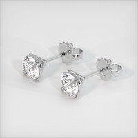 <span>1.96</span>&nbsp;<span class="tooltip-light">Ct.Tw.<span class="tooltiptext">Total Carat Weight</span></span> Sapphire Earrings, 18K White Gold 3