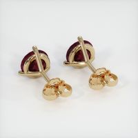 <span>3.90</span>&nbsp;<span class="tooltip-light">Ct.Tw.<span class="tooltiptext">Total Carat Weight</span></span> Ruby Earrings, 14K Yellow Gold 4