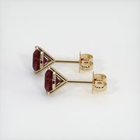 <span>1.16</span>&nbsp;<span class="tooltip-light">Ct.Tw.<span class="tooltiptext">Total Carat Weight</span></span> Ruby Earrings, 14K Yellow Gold 2