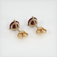 2.23 Ct.Tw. Ruby Earrings, 14K Yellow Gold 4