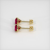 Ruby Earrings 1.10 Ct.Tw.Total Carat Weight, 14K Yellow Gold Preview