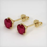 Ruby Earrings 1.34 Ct.Tw.Total Carat Weight 14K Yellow Gold Preview