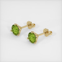 1.92 Ct.Tw. Gemstone Earrings, 14K Yellow Gold 2