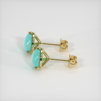 <span>0.87</span>&nbsp;<span class="tooltip-light">Ct.Tw.<span class="tooltiptext">Total Carat Weight</span></span> Gemstone Earrings, 14K Yellow Gold 3