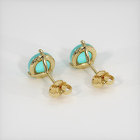 <span>0.87</span>&nbsp;<span class="tooltip-light">Ct.Tw.<span class="tooltiptext">Total Carat Weight</span></span> Gemstone Earrings, 14K Yellow Gold 4