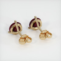 <span>3.90</span>&nbsp;<span class="tooltip-light">Ct.Tw.<span class="tooltiptext">Total Carat Weight</span></span> Ruby Earrings, 18K Yellow Gold 4
