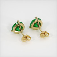 Emerald Earrings 1.66 Ct.Tw.Total Carat Weight, 18K Yellow Gold Preview