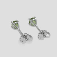 <span>0.67</span>&nbsp;<span class="tooltip-light">Ct.Tw.<span class="tooltiptext">Total Carat Weight</span></span> Alexandrite Earrings, Platinum 950 4