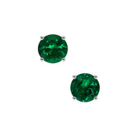 1.94 Ct.Tw. Emerald Earrings, Platinum 950 1