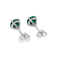 1.94 Ct.Tw. Emerald Earrings, Platinum 950 4