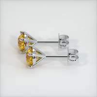 <span>1.21</span>&nbsp;<span class="tooltip-light">Ct.Tw.<span class="tooltiptext">Total Carat Weight</span></span> Sapphire Earrings, Platinum 950 2