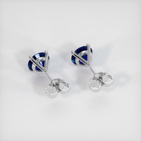 3.10 Ct.Tw. Blue Sapphire Earrings, Platinum 950 4