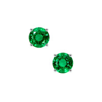 1.88 Ct.Tw. Emerald Earrings, Platinum 950 1