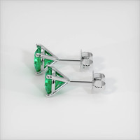 <span>2.27</span>&nbsp;<span class="tooltip-light">Ct.Tw.<span class="tooltiptext">Total Carat Weight</span></span> Emerald  Earring - Platinum 950