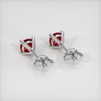 <span>1.14</span> <span class="tooltip-light">Ct.Tw.<span class="tooltiptext">Total Carat Weight</span></span> Ruby Earrings, Platinum 950 4
