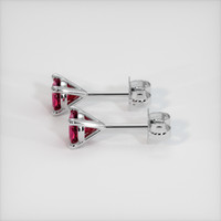 0.85 Ct.Tw. Ruby Earrings, Platinum 950 3
