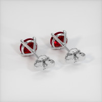 2.05 Ct.Tw. Ruby Earrings, Platinum 950 4