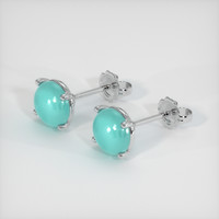 <span>0.87</span>&nbsp;<span class="tooltip-light">Ct.Tw.<span class="tooltiptext">Total Carat Weight</span></span> Gemstone Earrings, Platinum 950 2