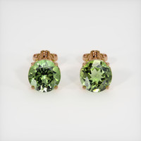 5.53 Ct.Tw. Gemstone Earrings, 14K Rose Gold 1