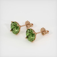 <span>5.53</span>&nbsp;<span class="tooltip-light">Ct.Tw.<span class="tooltiptext">Total Carat Weight</span></span> Gemstone Earrings, 14K Rose Gold 2