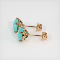 1.73 Ct.Tw. Gemstone Earrings, 14K Rose Gold 3