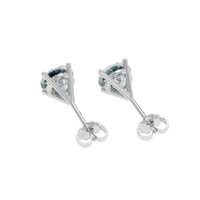 1.79 Ct.Tw. Gemstone Earrings, 14K White Gold 4
