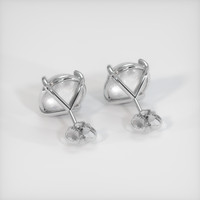 <span>10.06</span> <span class="tooltip-light">Ct.Tw.<span class="tooltiptext">Total Carat Weight</span></span> Grey Sapphire Earrings, 18K White Gold 4
