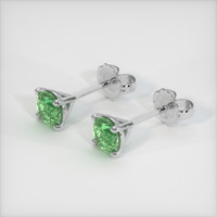 <span>1.76</span>&nbsp;<span class="tooltip-light">Ct.Tw.<span class="tooltiptext">Total Carat Weight</span></span> Gemstone Earrings, 18K White Gold 2