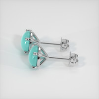 1.73 Ct.Tw. Gemstone Earrings, 18K White Gold 3
