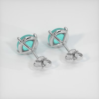 1.73 Ct.Tw. Gemstone Earrings, 18K White Gold 4