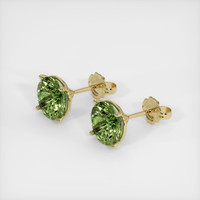 <span>5.53</span>&nbsp;<span class="tooltip-light">Ct.Tw.<span class="tooltiptext">Total Carat Weight</span></span> Gemstone Earrings, 14K Yellow Gold 2