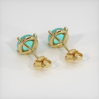 <span>0.87</span>&nbsp;<span class="tooltip-light">Ct.Tw.<span class="tooltiptext">Total Carat Weight</span></span> Gemstone Earrings, 14K Yellow Gold 4