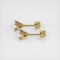 <span>0.52</span>&nbsp;<span class="tooltip-light">Ct.Tw.<span class="tooltiptext">Total Carat Weight</span></span> Sapphire Earrings, 18K Yellow Gold 3