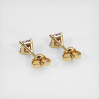 <span>0.52</span>&nbsp;<span class="tooltip-light">Ct.Tw.<span class="tooltiptext">Total Carat Weight</span></span> Sapphire Earrings, 18K Yellow Gold 4