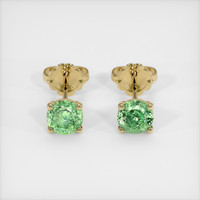 <span>1.76</span>&nbsp;<span class="tooltip-light">Ct.Tw.<span class="tooltiptext">Total Carat Weight</span></span> Gemstone Earrings, 18K Yellow Gold 1