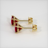 2.05 Ct.Tw. Ruby Earrings, 18K Yellow Gold 3