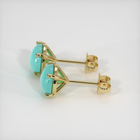 1.73 Ct.Tw. Gemstone Earrings, 18K Yellow Gold 3