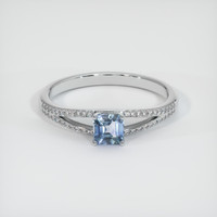 0.48 Ct. Sapphire Ring, Platinum 950 1