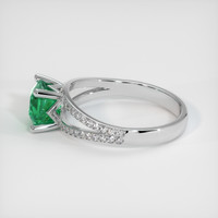 1.09 Ct. Emerald Ring, Platinum 950 4