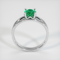 0.73 Ct. Emerald Ring, Platinum 950 3