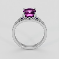 3.07 Ct. Purple Sapphire Ring, Platinum 950 3